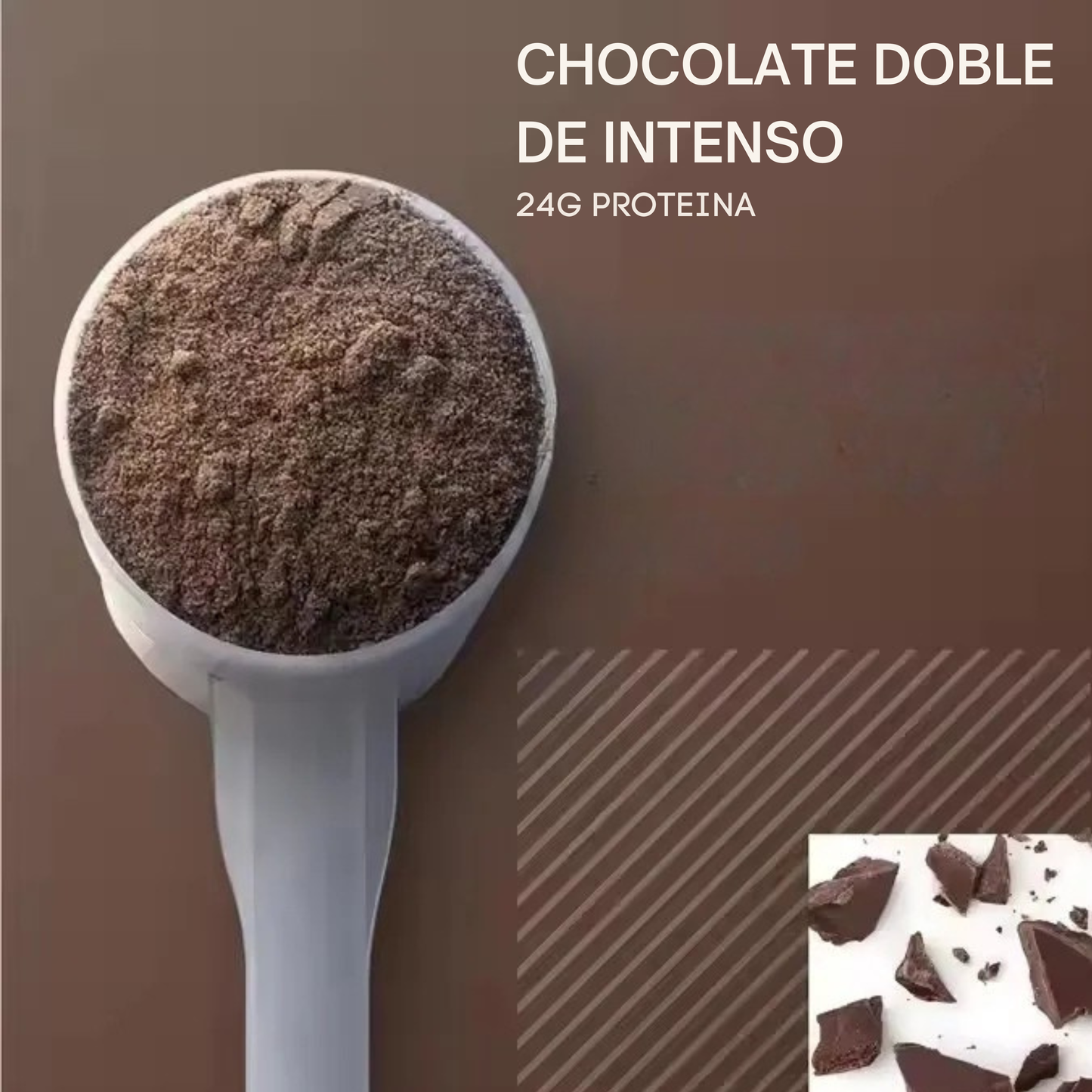 Proteína Premium Sabor Chocolate Doble (900g)